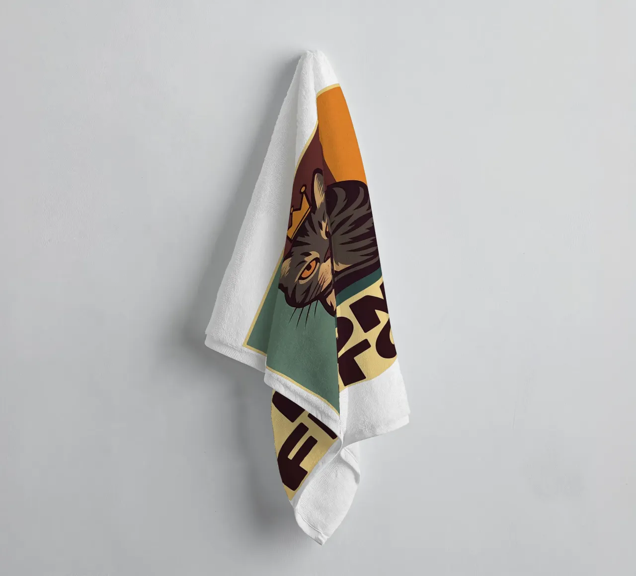 i dont fetch funny Cat towel by the gindils