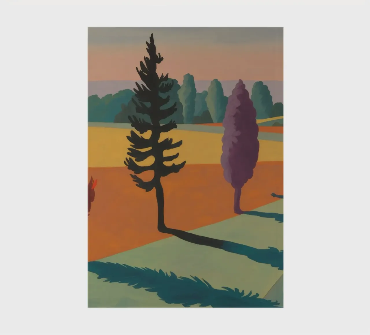 Rainbow Tree Lane notebook by Mystic Grain