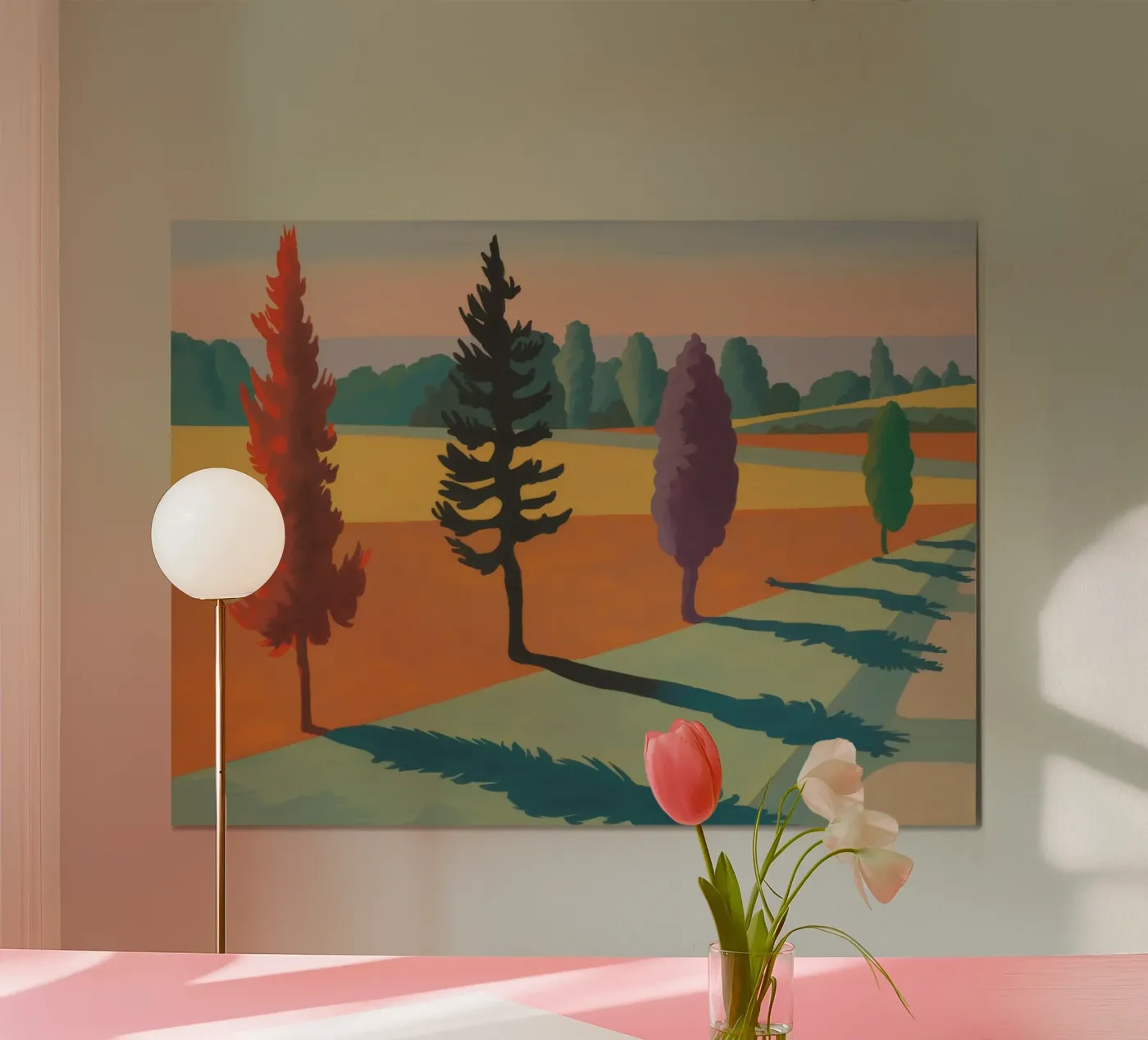 Rainbow Tree Lane poster da Mystic Grain