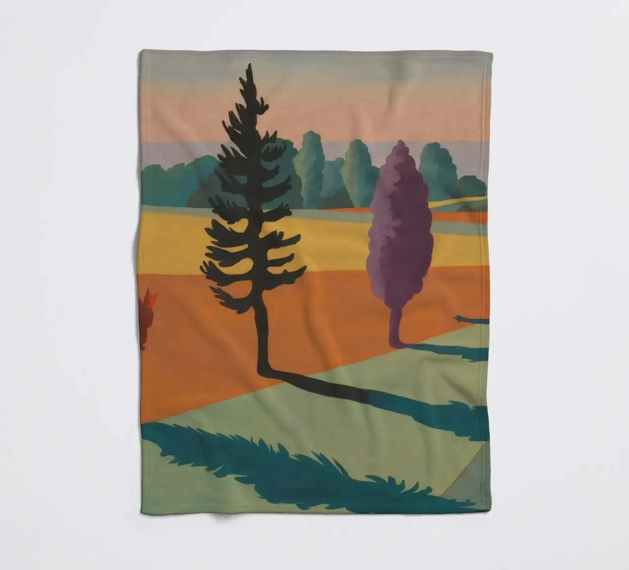 Rainbow Tree Lane coperta in pile da Mystic Grain