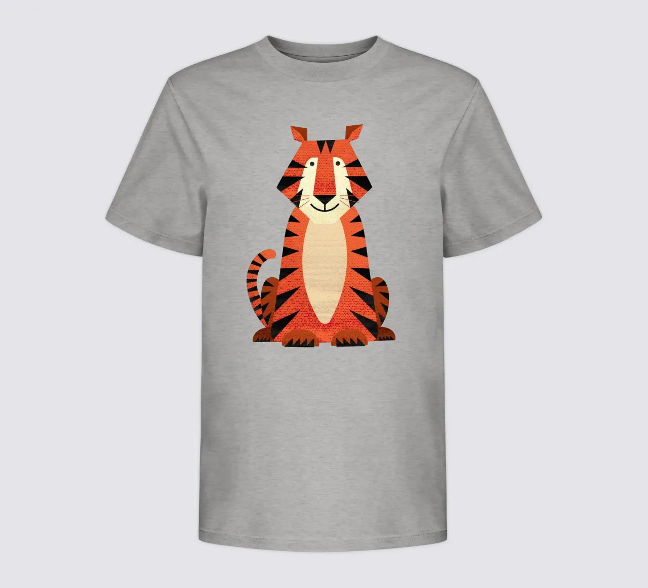 Tigre capricciosa t-shirt bambini da The Printed Sparrow