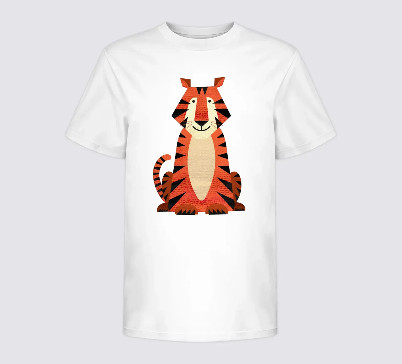 Tigre capricciosa t-shirt bambini da The Printed Sparrow
