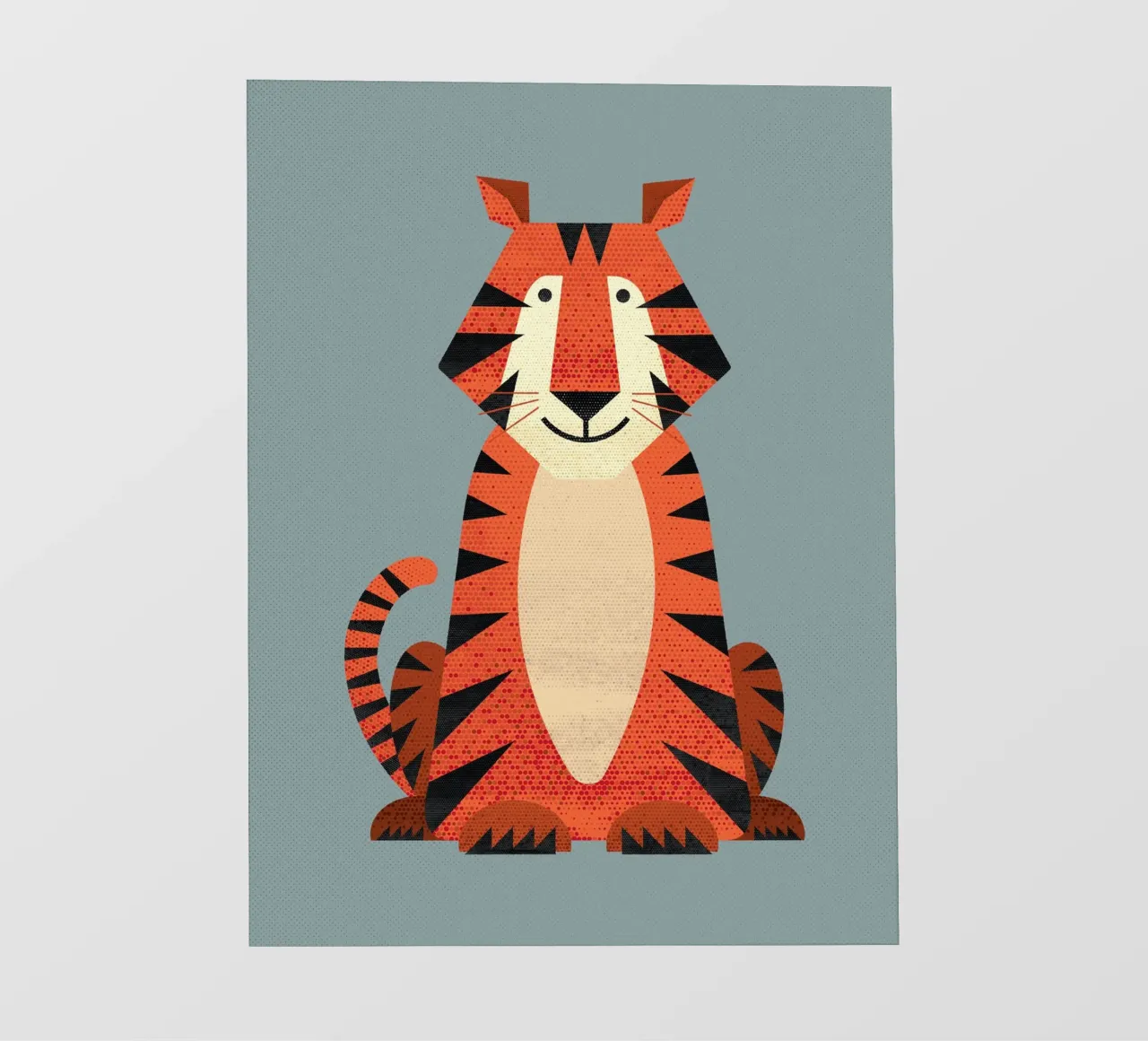 Tigre capricciosa pellicola backlit da The Printed Sparrow