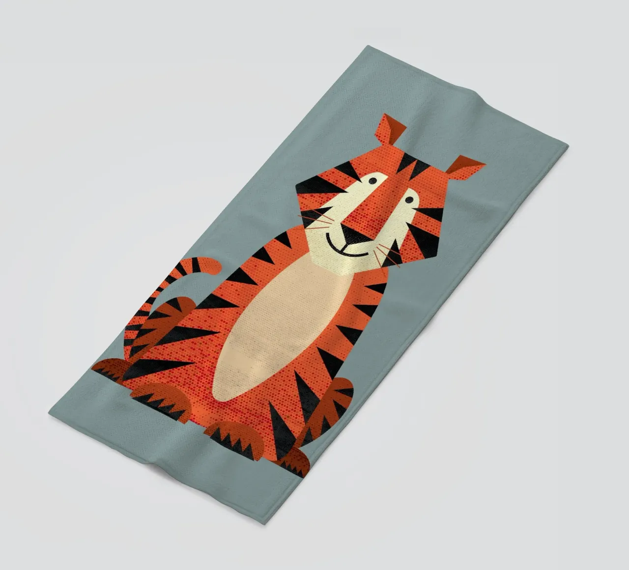 Whimsy Tiger telo mare da The Printed Sparrow
