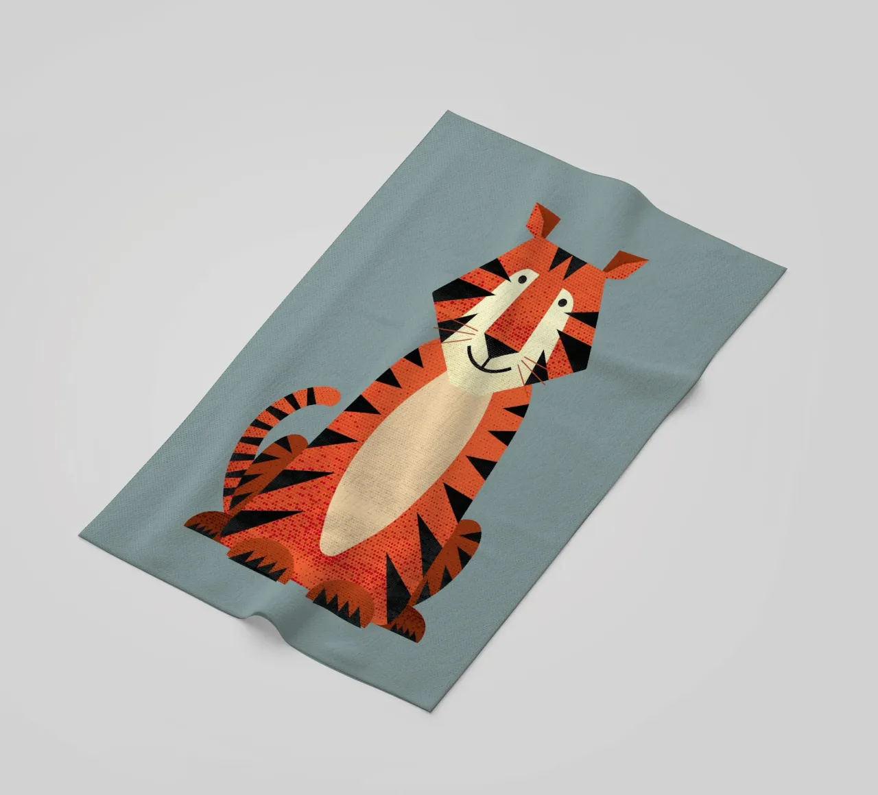 Whimsy Tiger telo mare da The Printed Sparrow