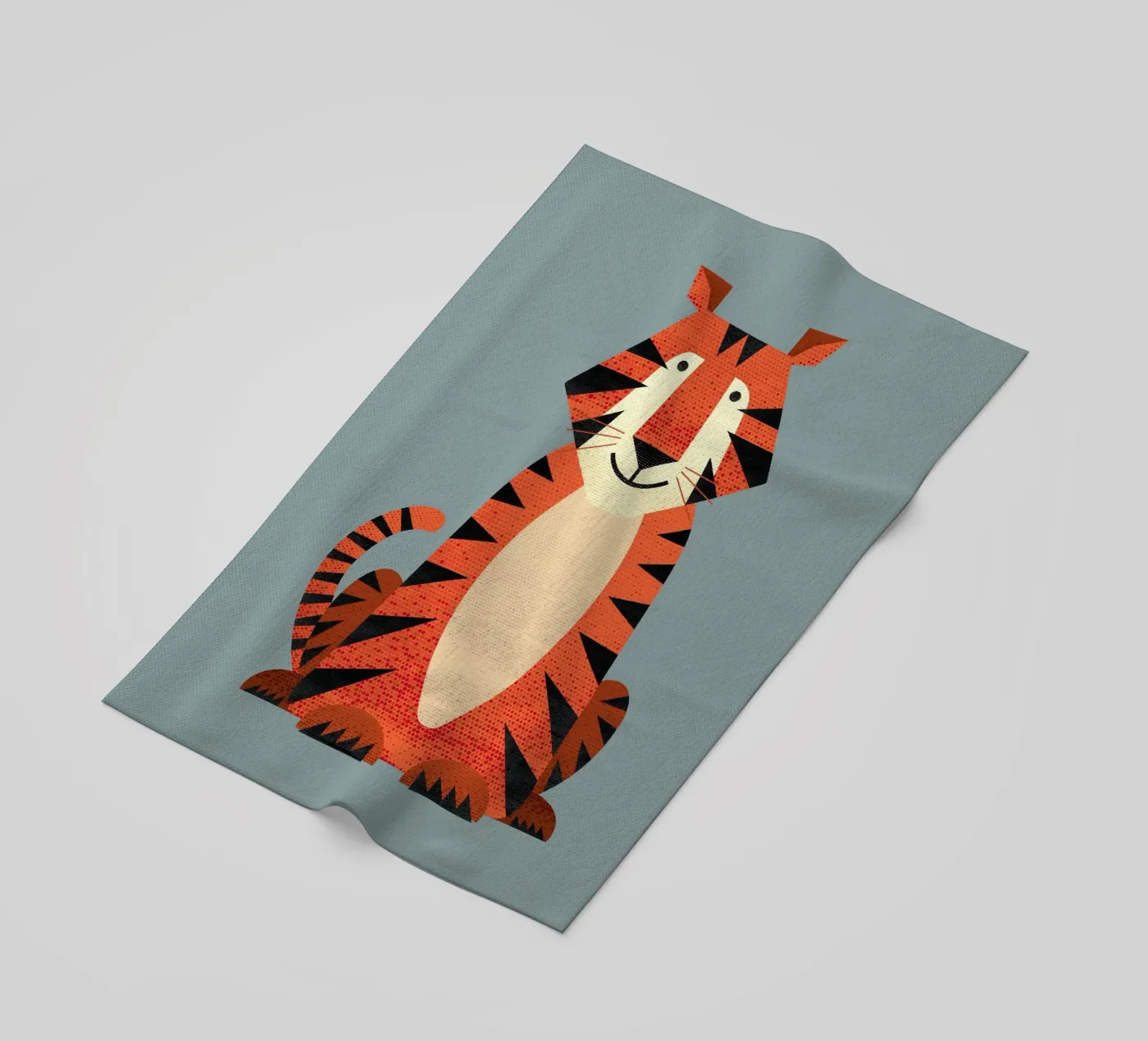 Tigre capricciosa telo mare da The Printed Sparrow