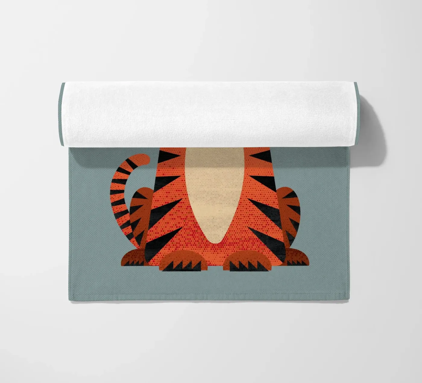 Tigre capricciosa telo mare da The Printed Sparrow