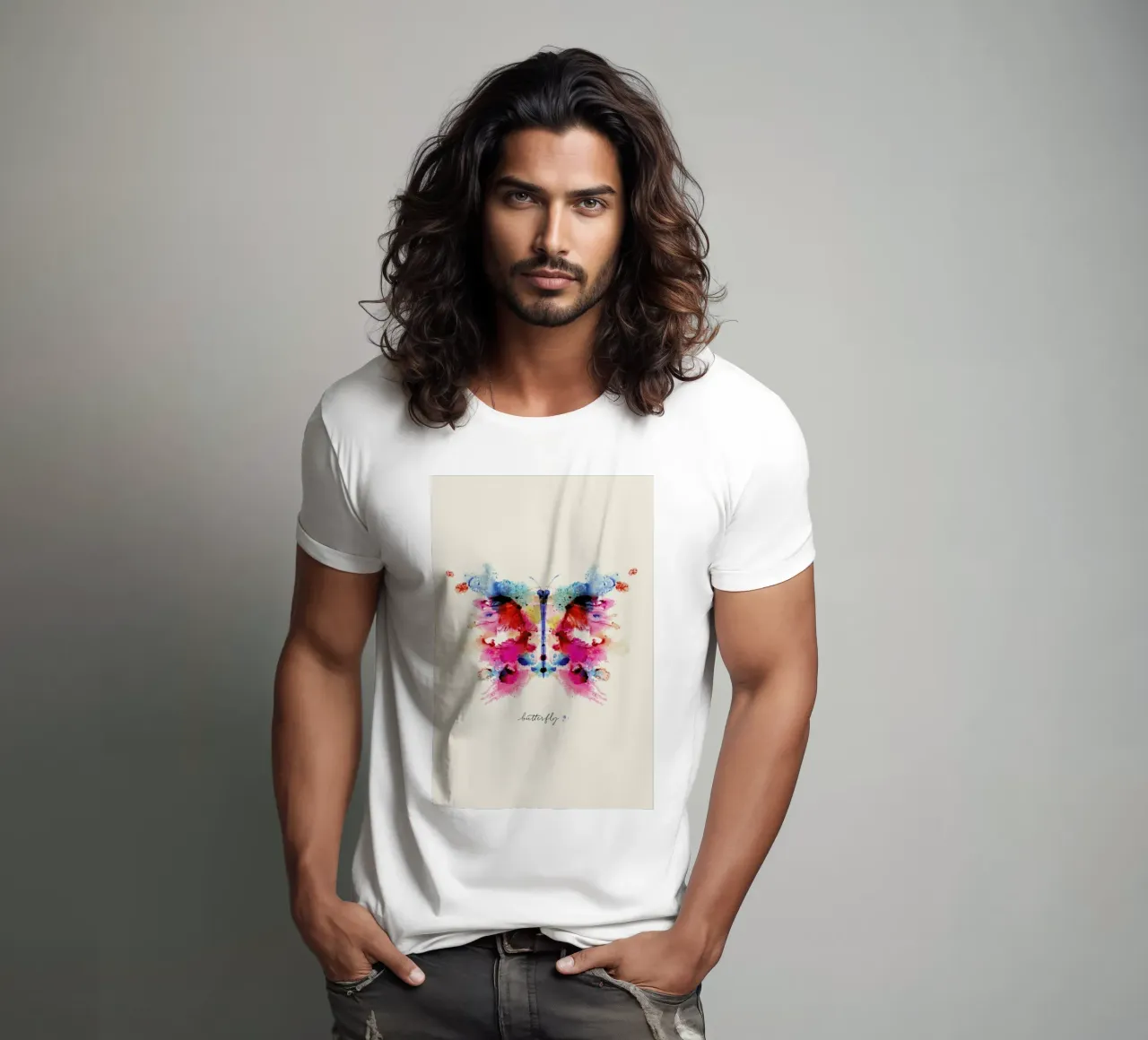 Ink Butterfly Iridescent t-shirt da Flora & Fauna