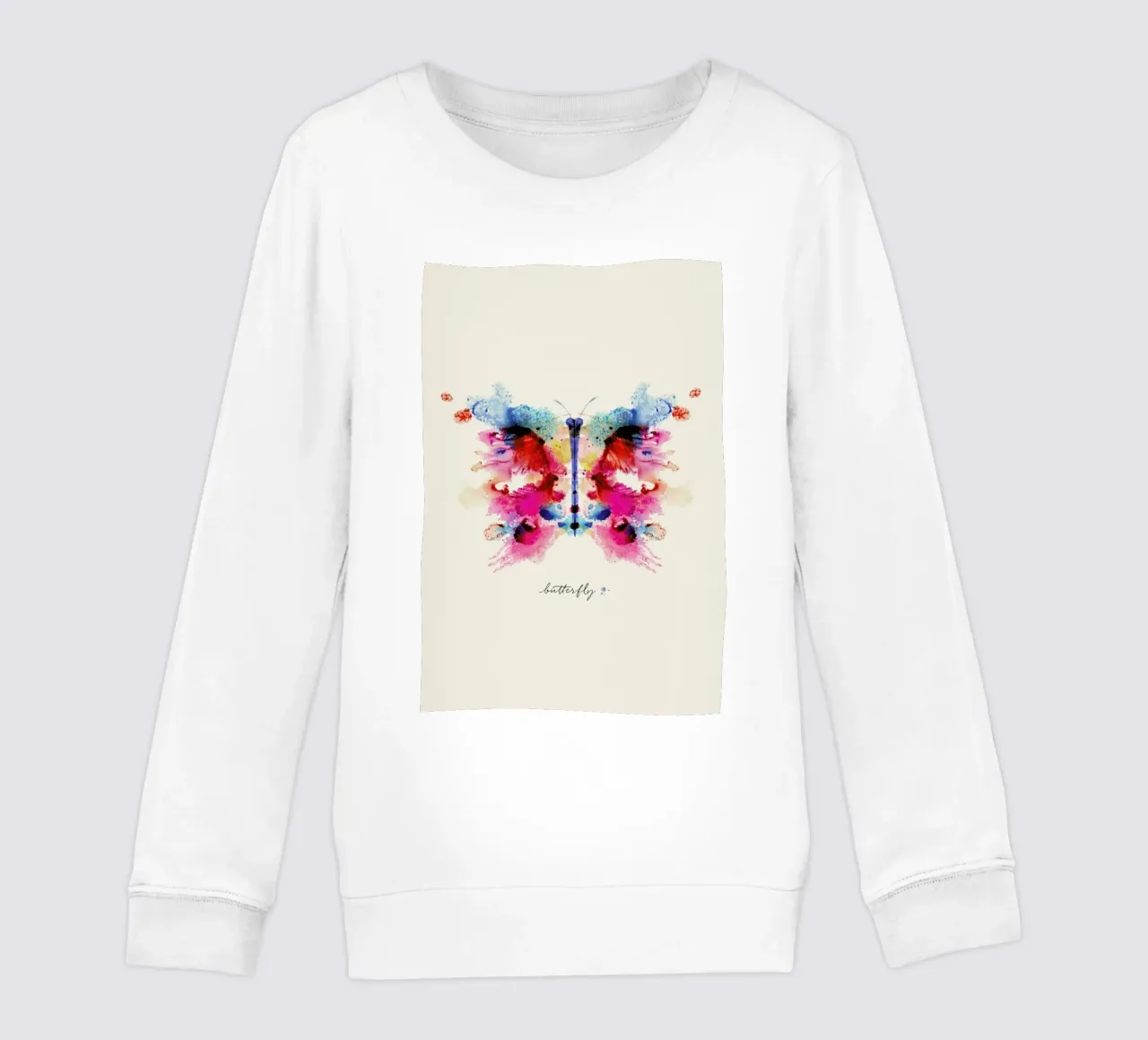 Ink Butterfly Iridescent felpa bambino da Flora & Fauna