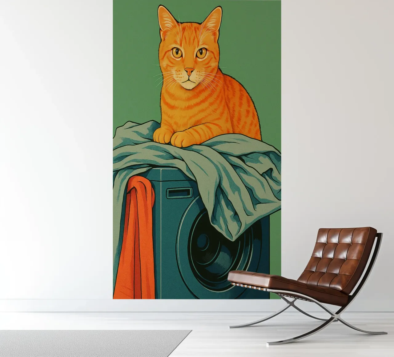 Laundry Funny Cat photo wallpaper by the gindils