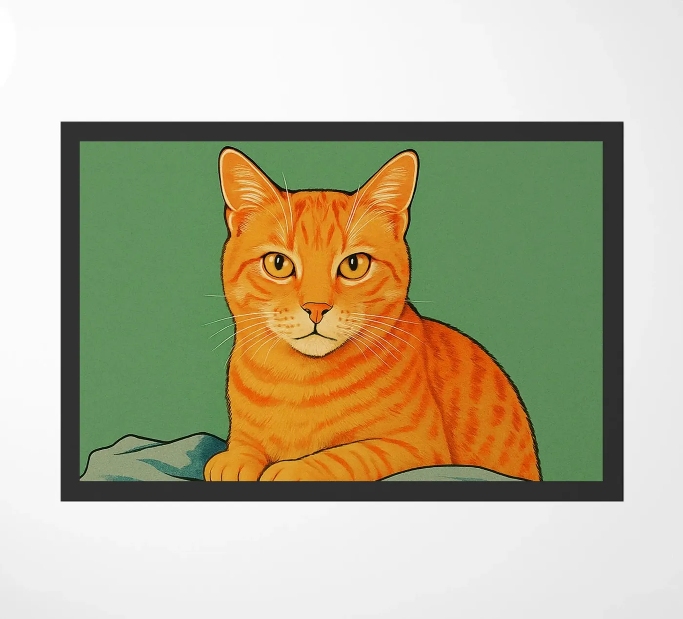 Laundry Funny Cat doormat by the gindils