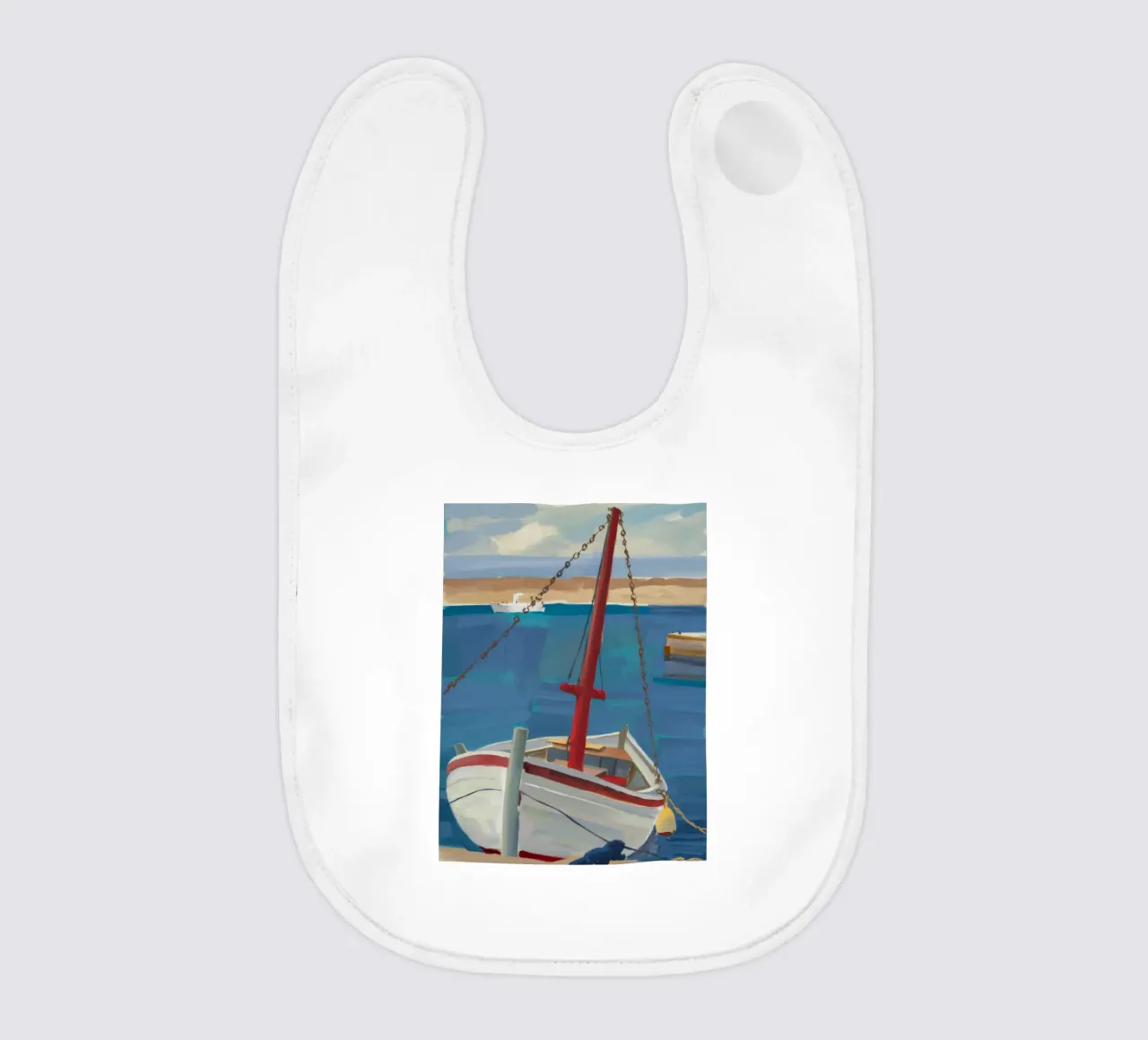 Hafenboot Floß Babylätzchen von Mystic Grain
