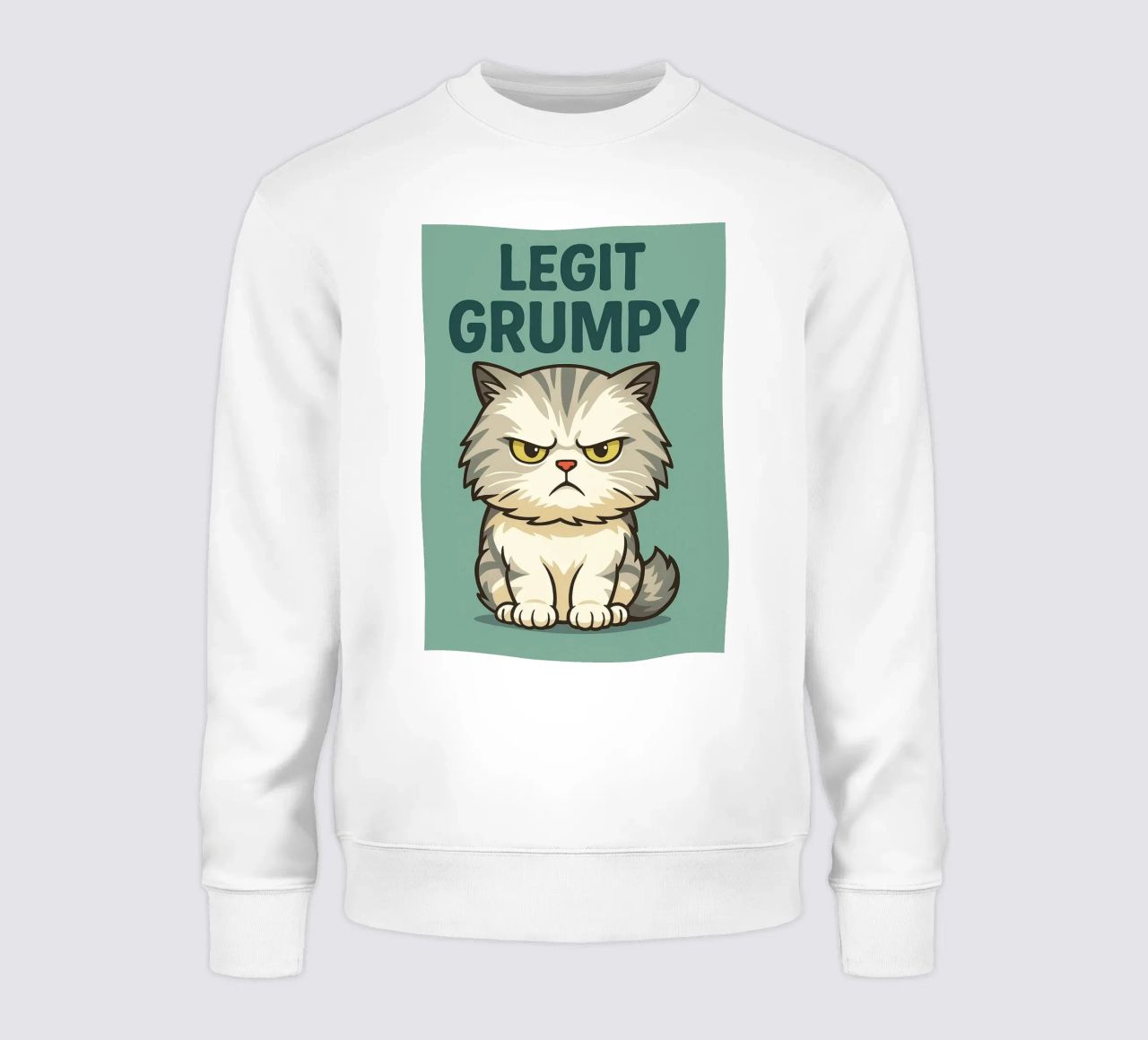 Legítimo Grumpy Cat sudadera de the gindils