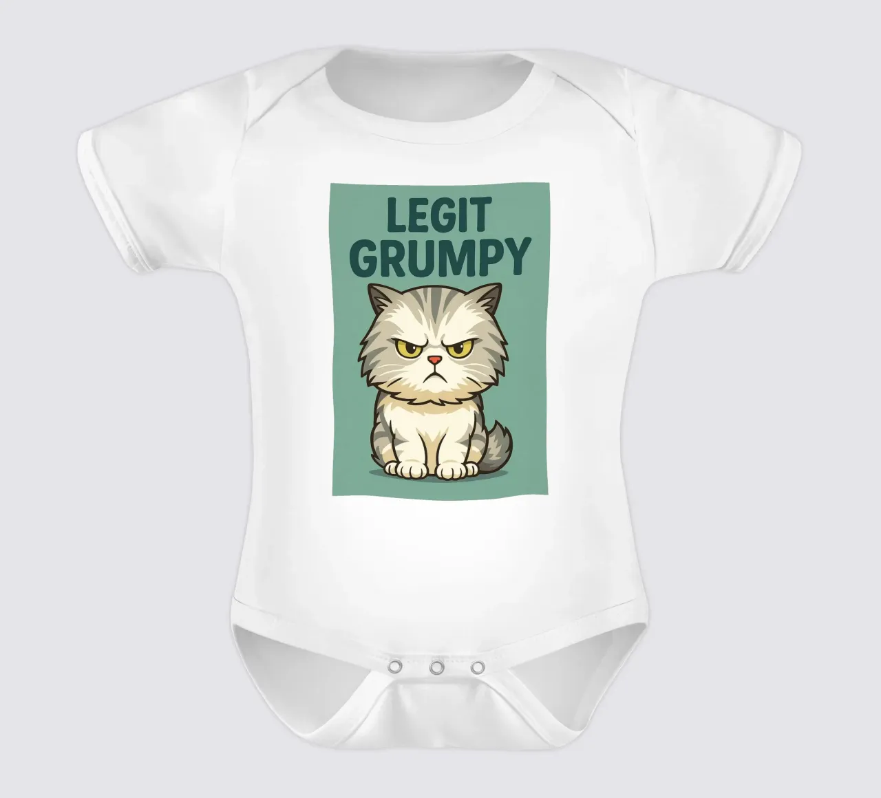 Legítimo Grumpy Cat body de bebé de the gindils