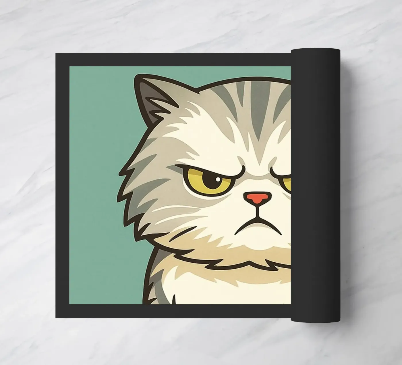 Legit Grumpy Cat Fußmatte von the gindils