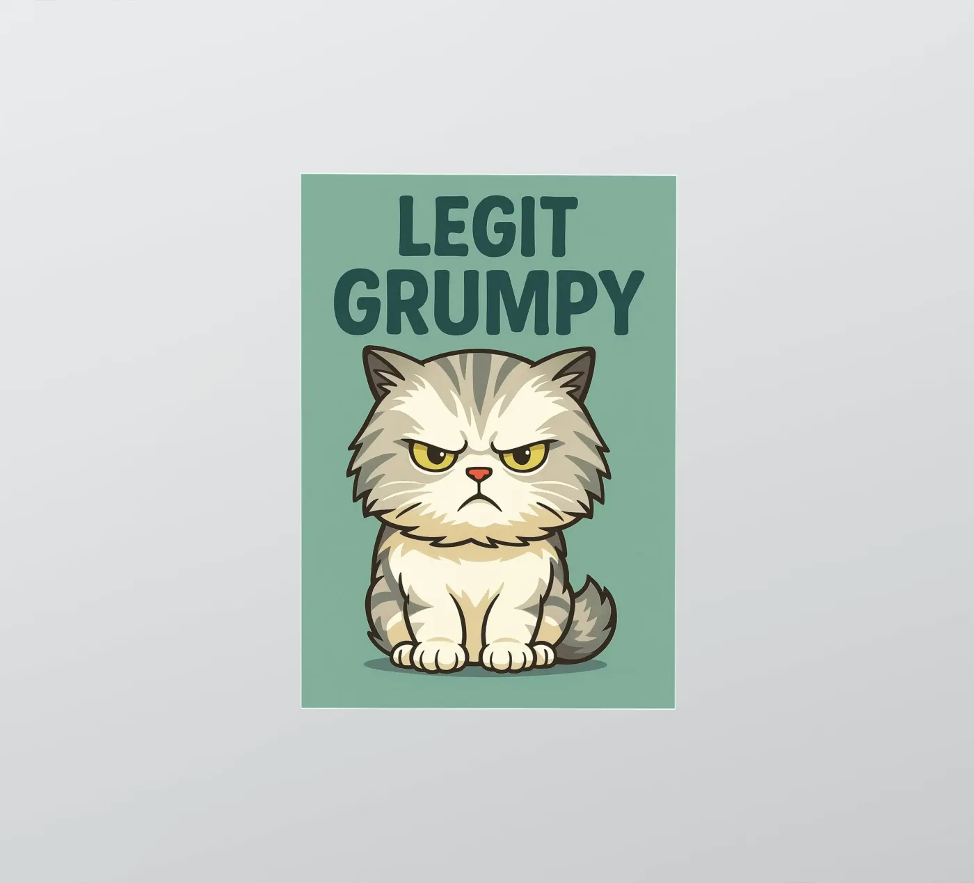 Legit Grumpy Cat sticker by the gindils