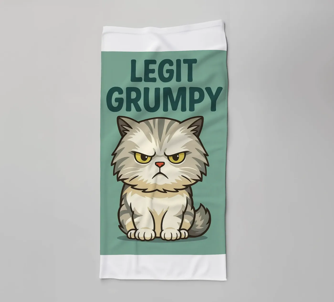 Legit Grumpy Cat asciugamano da bagno da the gindils