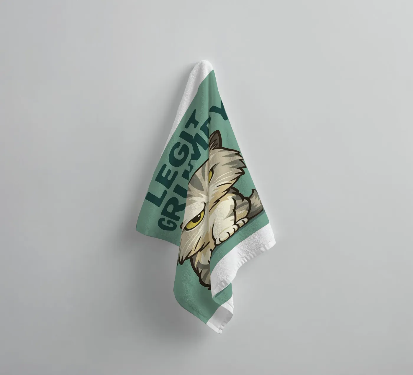 Legit Grumpy Cat asciugamano da bagno da the gindils