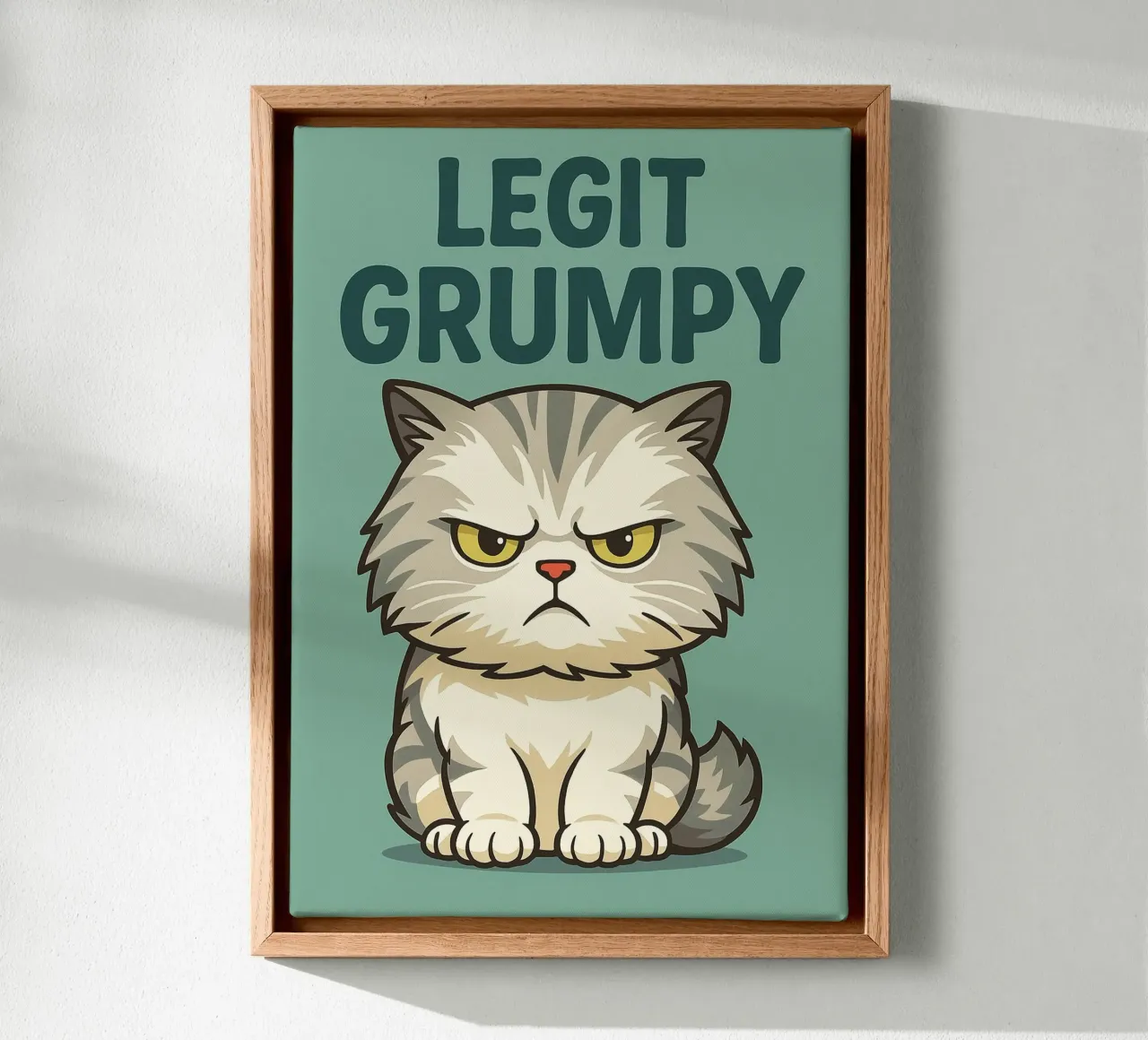 Legit Grumpy Cat canvas by the gindils