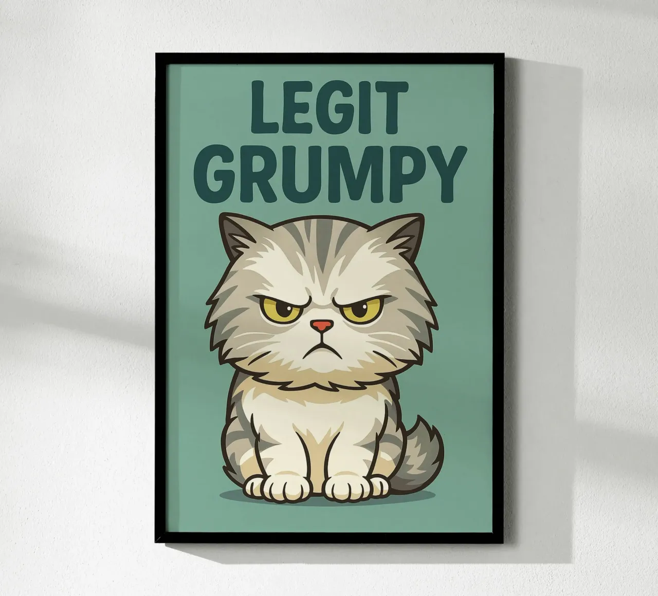 Legit Grumpy Cat poster by the gindils