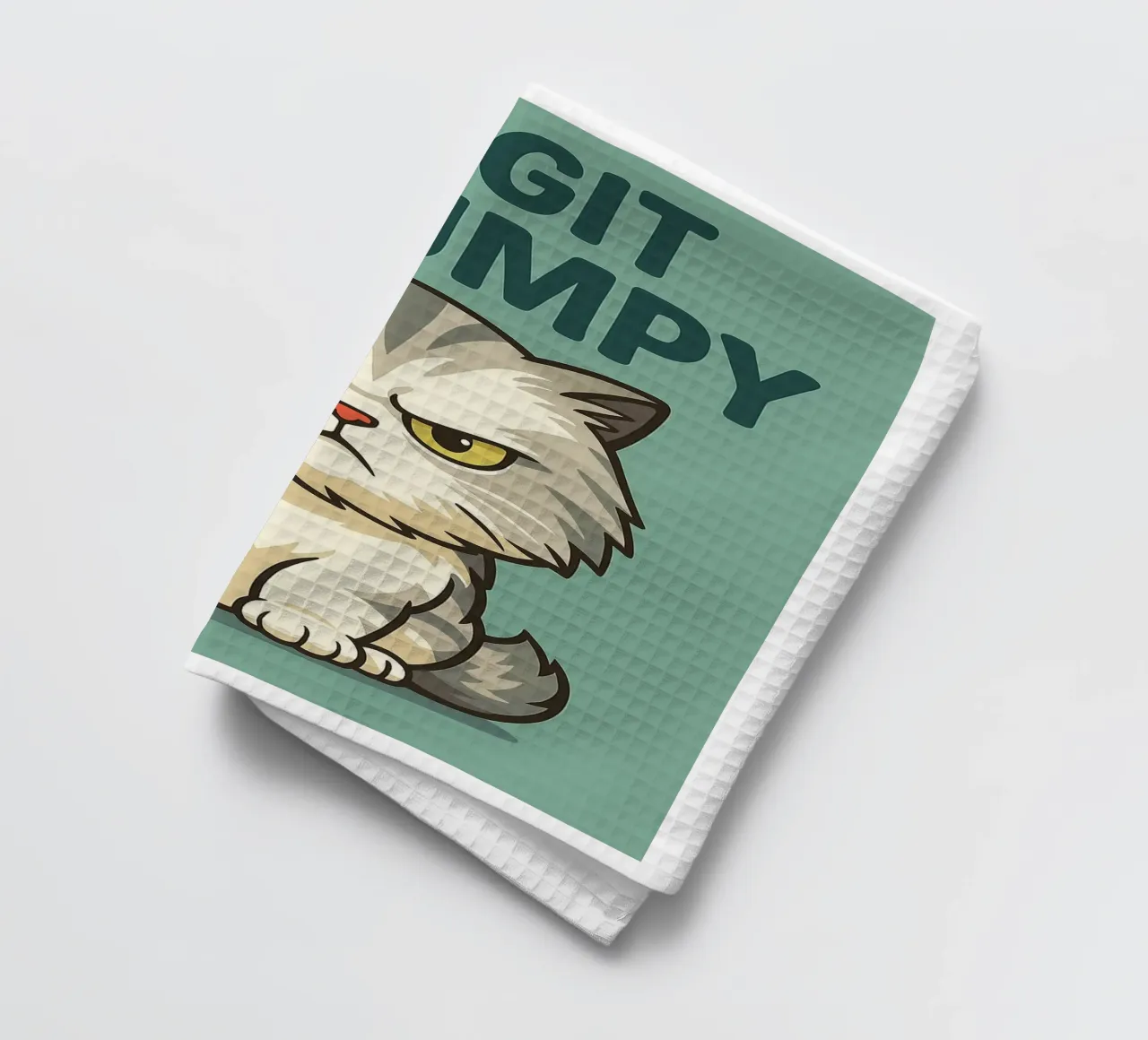 Legitim Grumpy Cat Geschirrtuch von the gindils