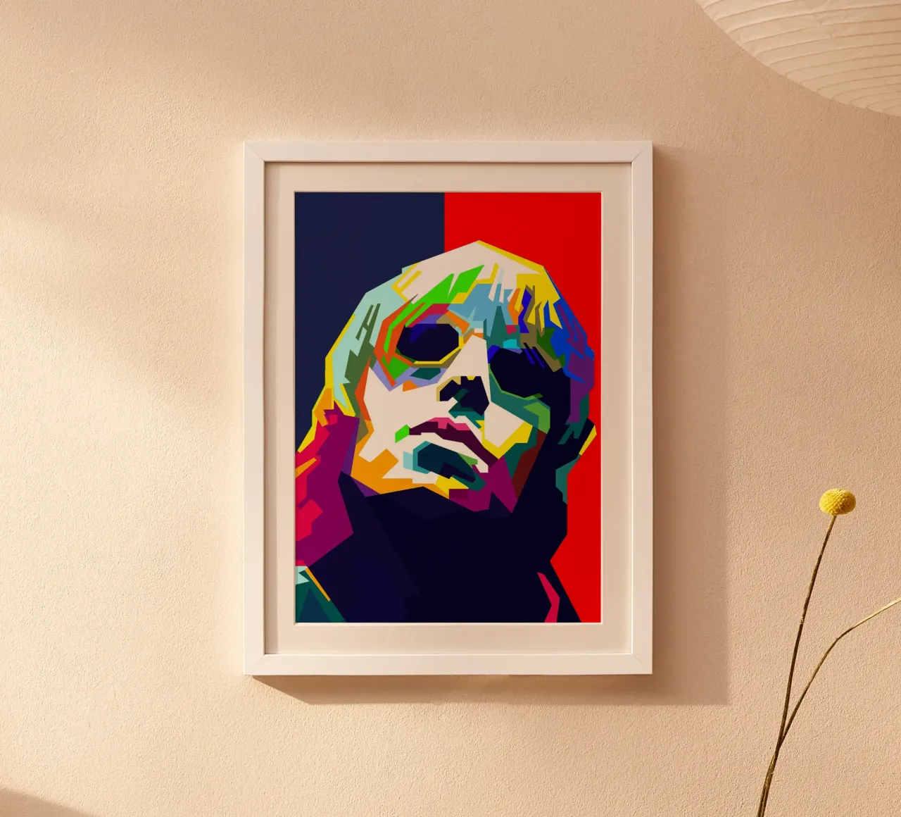 Liam Gallagher Oasis In tendenza ora poster con telaio in plastica da Artkreator