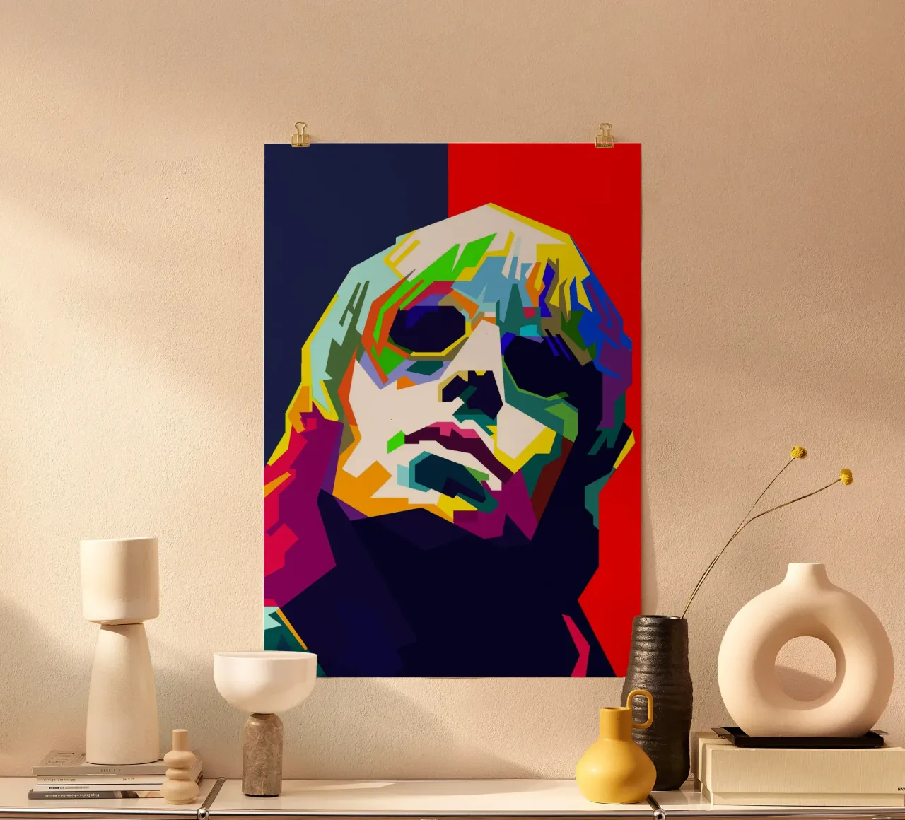 Liam Gallagher Oasis In tendenza ora poster con telaio in plastica da Artkreator