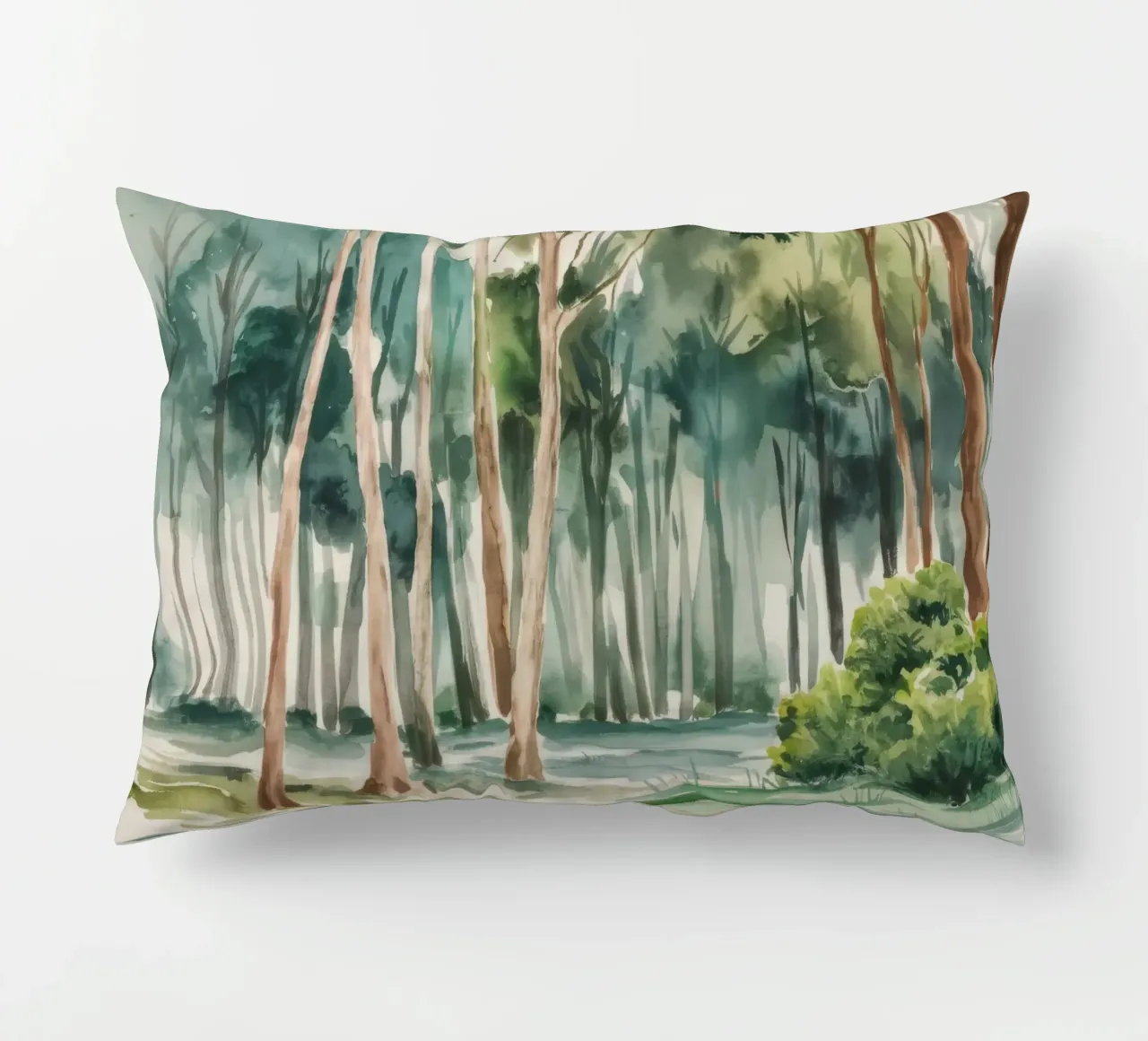 Bagliore della foresta di eucalipto cuscino da Mystic Grain
