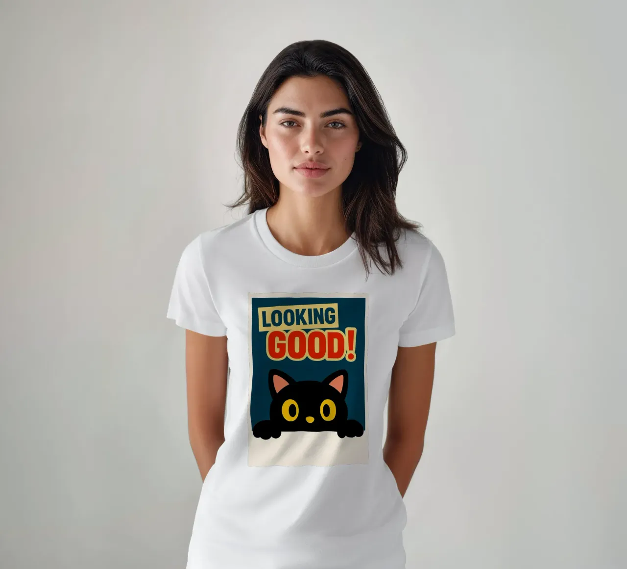 guardare bene divertente Cat t-shirt da the gindils