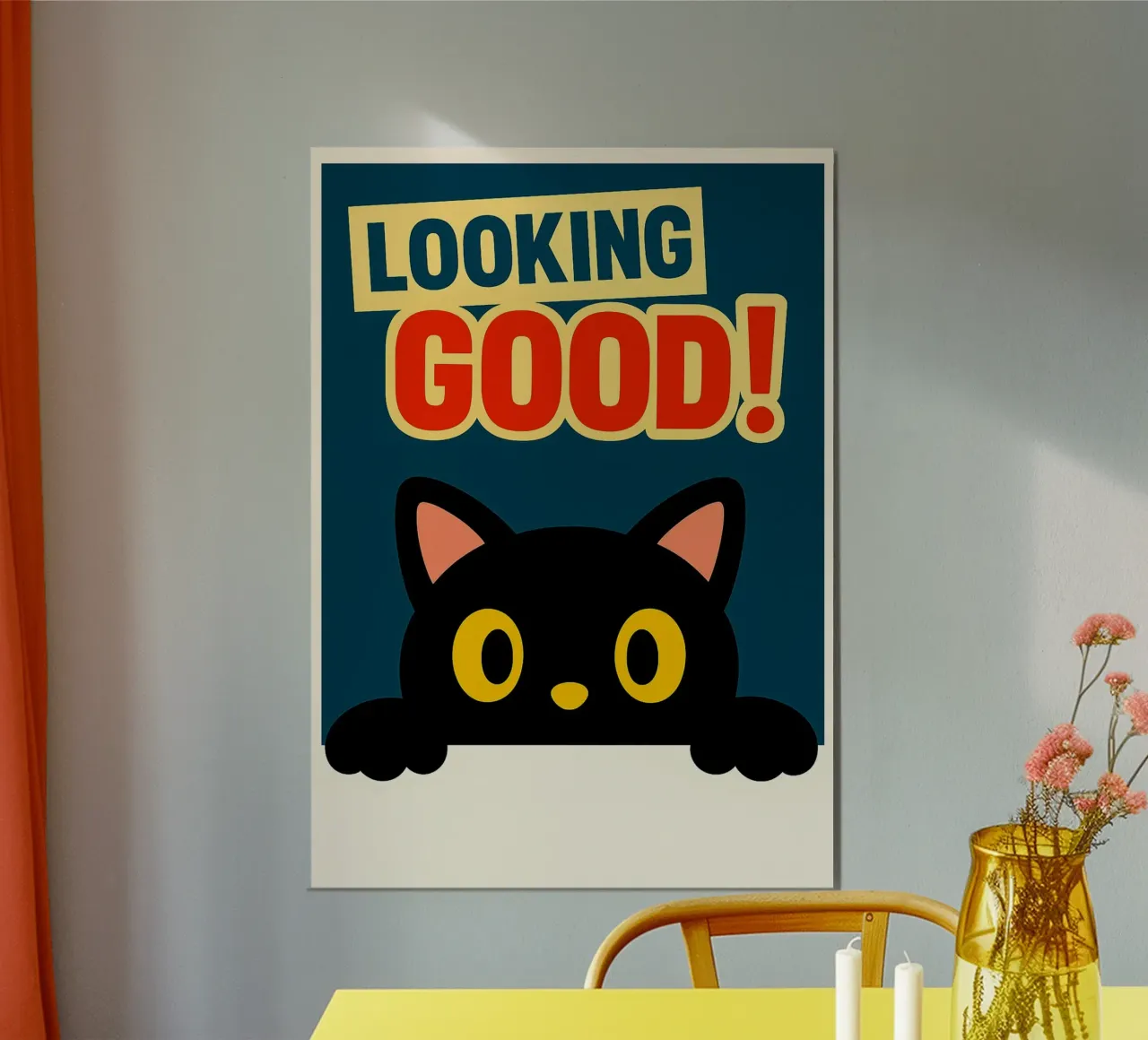 guardare bene divertente Cat alluminio dibond da the gindils