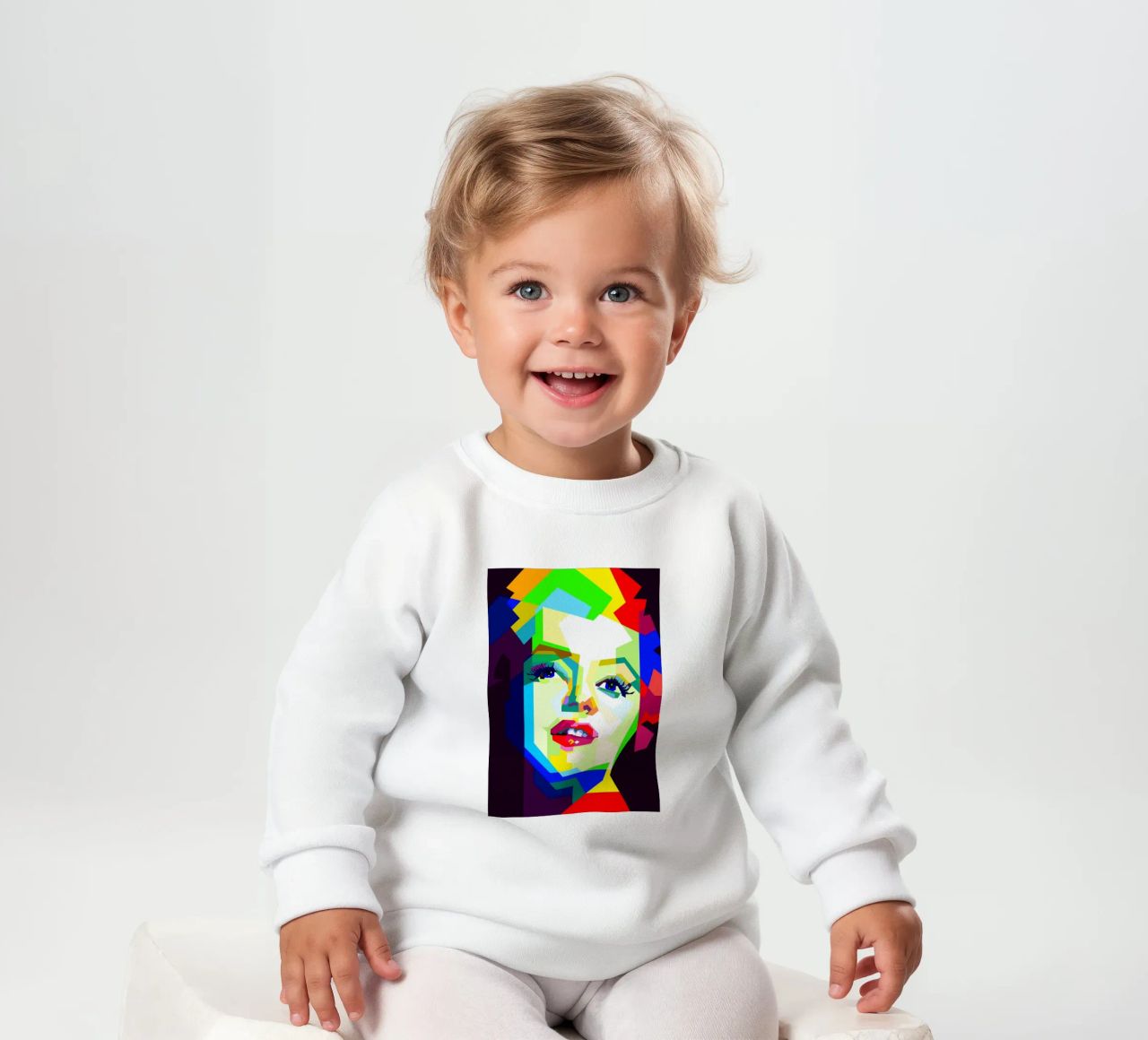 Marilyn Monroe Icona di Hollywood WPAP Trending Now felpa neonato da Artkreator