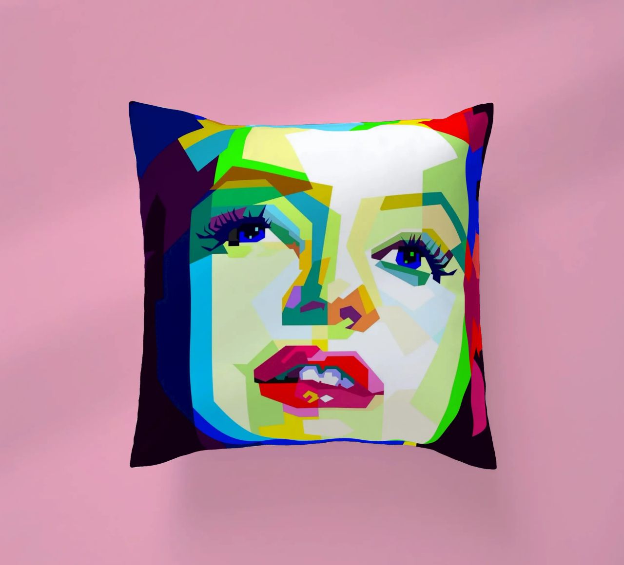 Marilyn Monroe Icona di Hollywood WPAP Trending Now cuscino da Artkreator