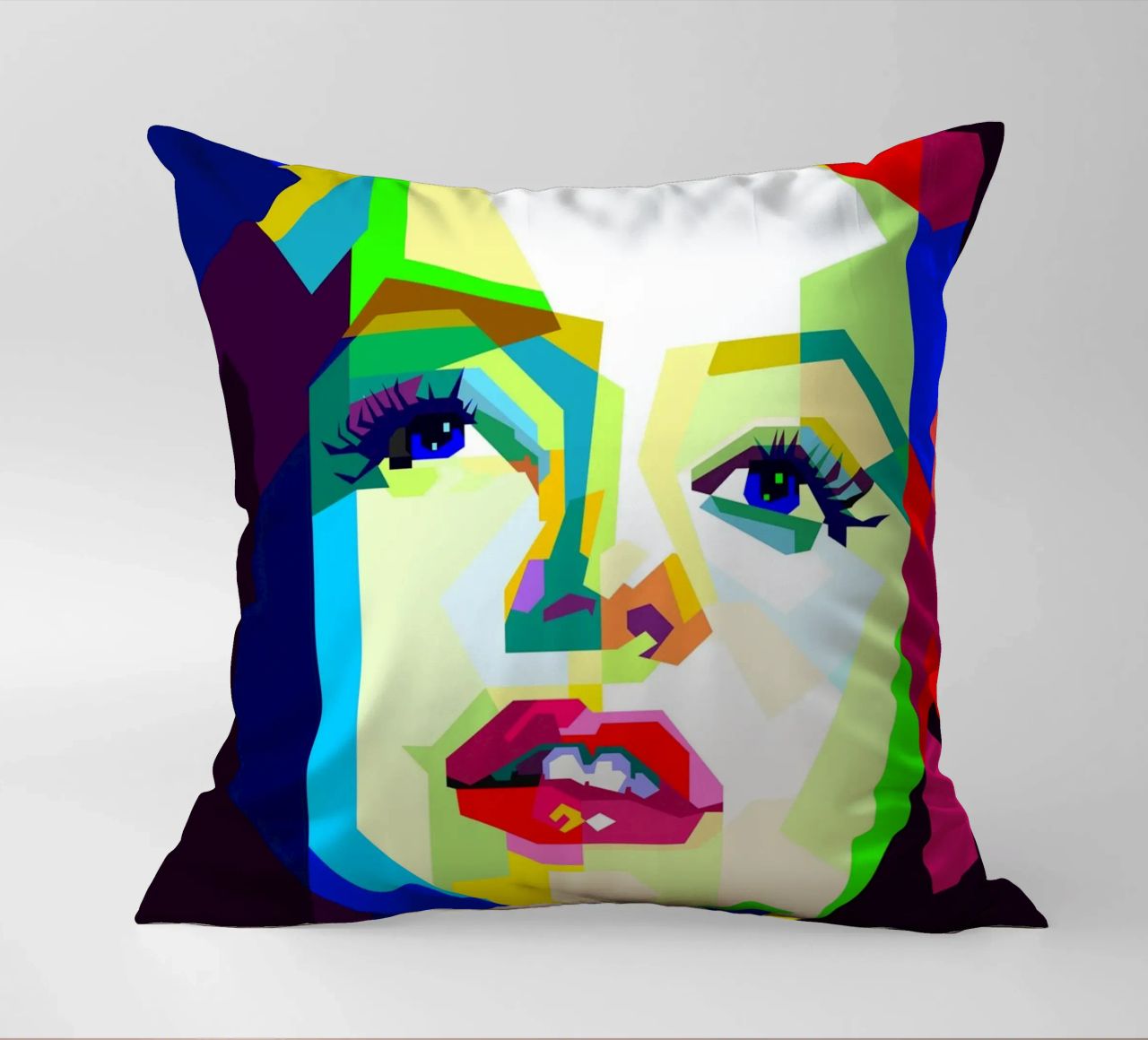 Marilyn Monroe Icona di Hollywood WPAP Trending Now cuscino da Artkreator