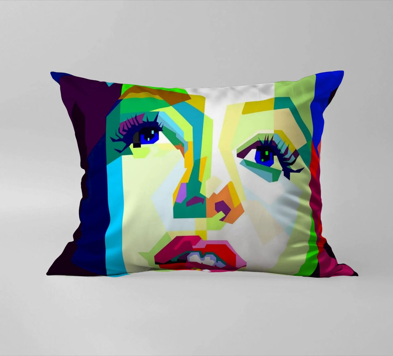 Marilyn Monroe Icona di Hollywood WPAP Trending Now cuscino da Artkreator
