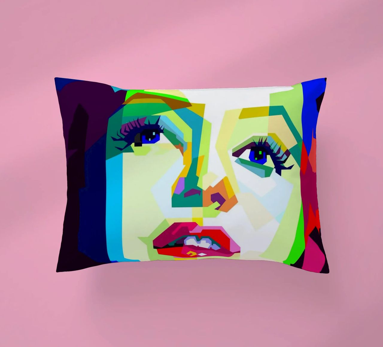 Marilyn Monroe Icona di Hollywood WPAP Trending Now cuscino da Artkreator