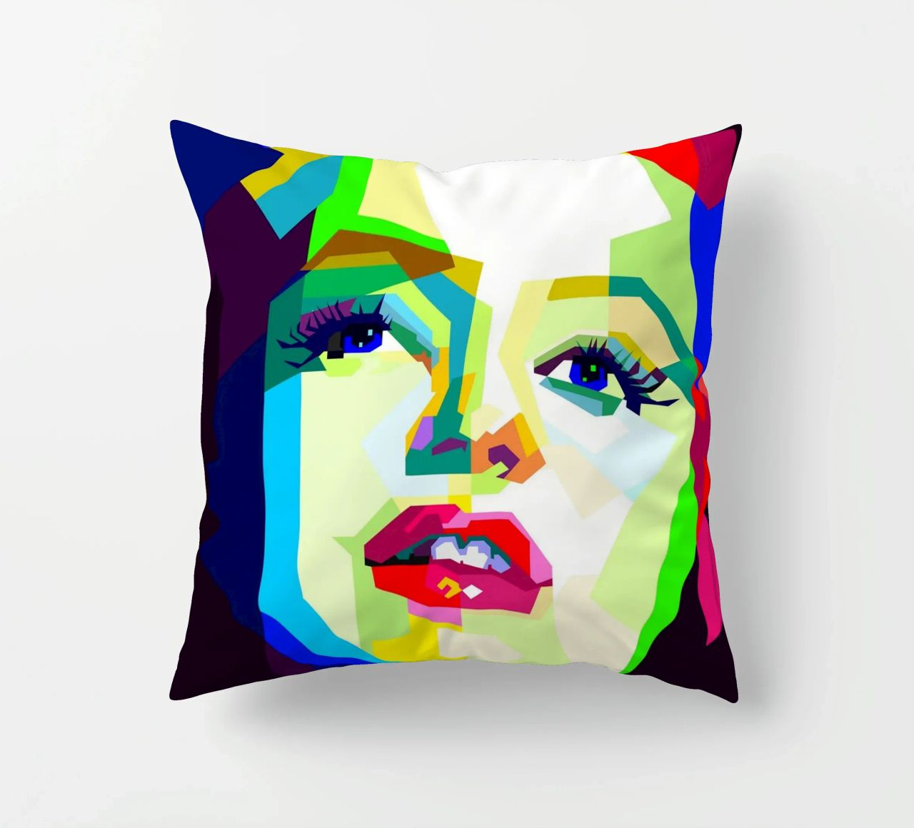 Marilyn Monroe Icona di Hollywood WPAP Trending Now cuscino da Artkreator