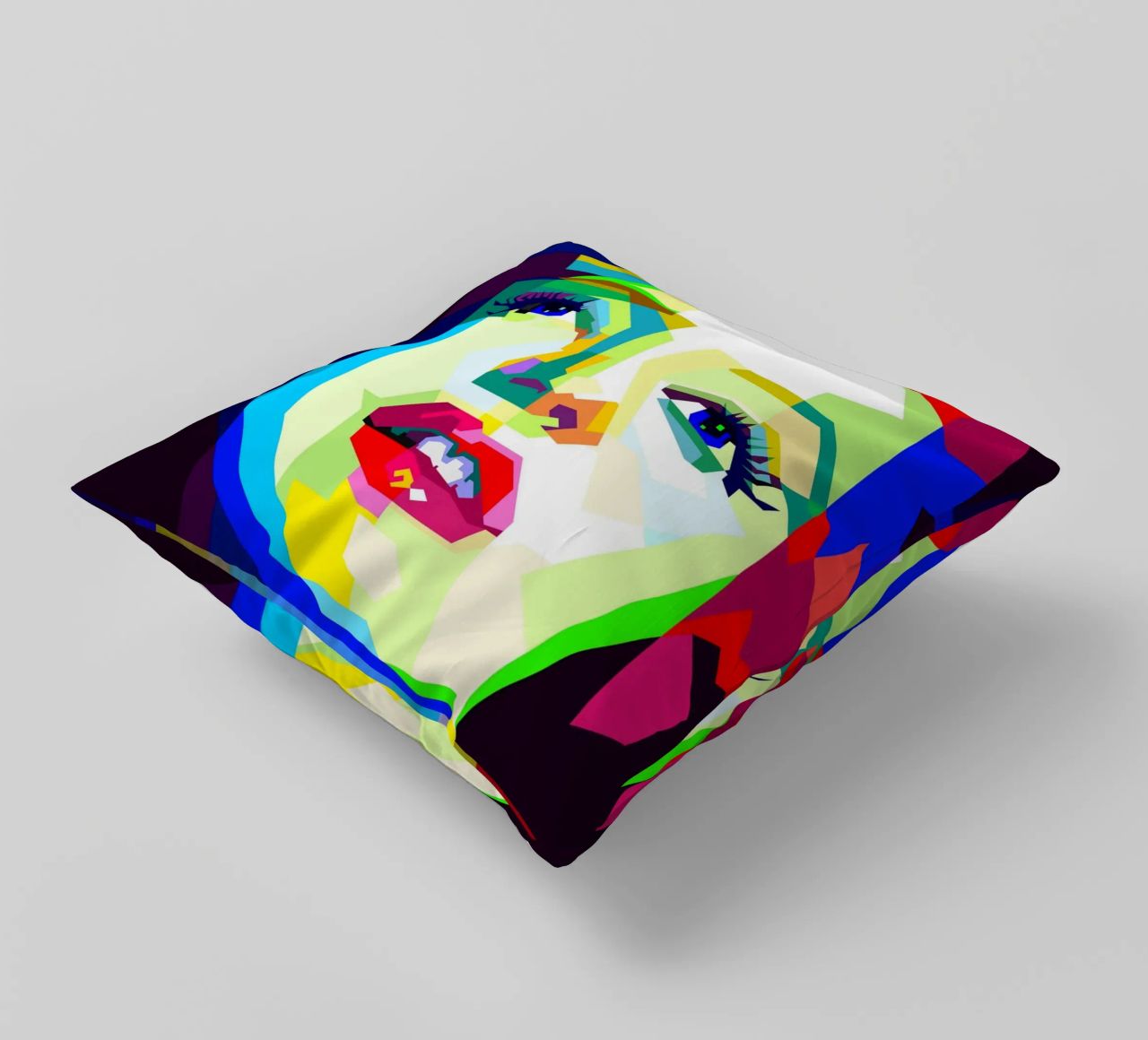 Marilyn Monroe Icona di Hollywood WPAP Trending Now cuscino da Artkreator