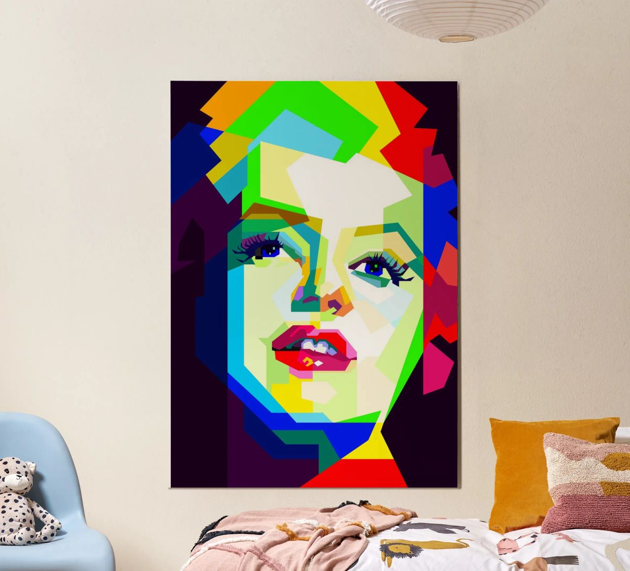 Marilyn Monroe Icona di Hollywood WPAP Trending Now poster da Artkreator