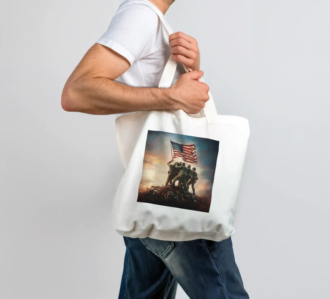 4th of july (2) borsa in juta da Motivate-Today