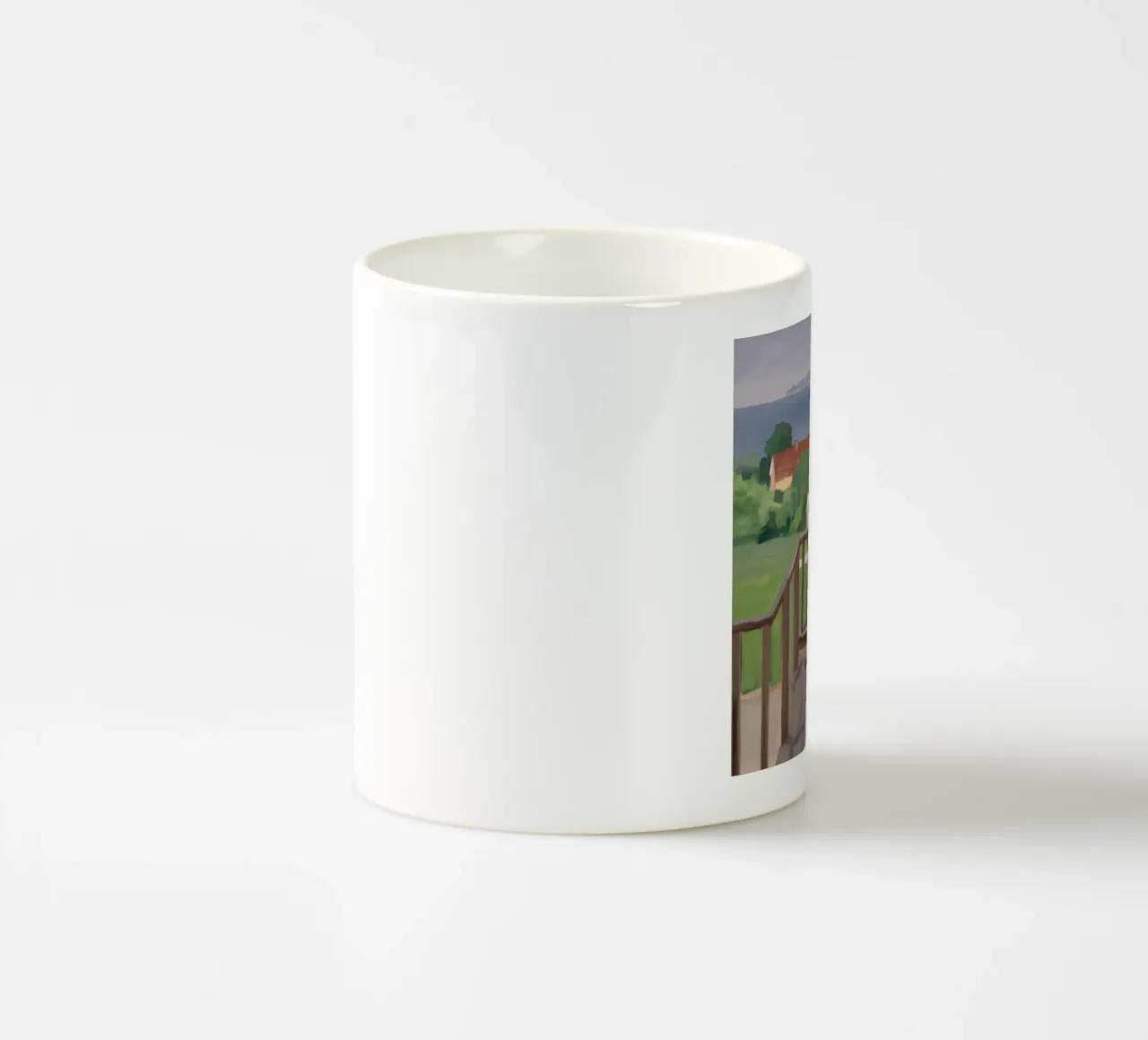 Coastal Path View ceramic mug by Mystic Grain