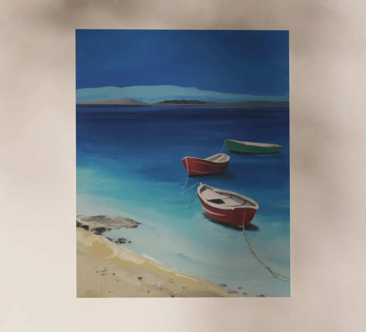 Sapphire Shore Boats backlit film by Mystic Grain