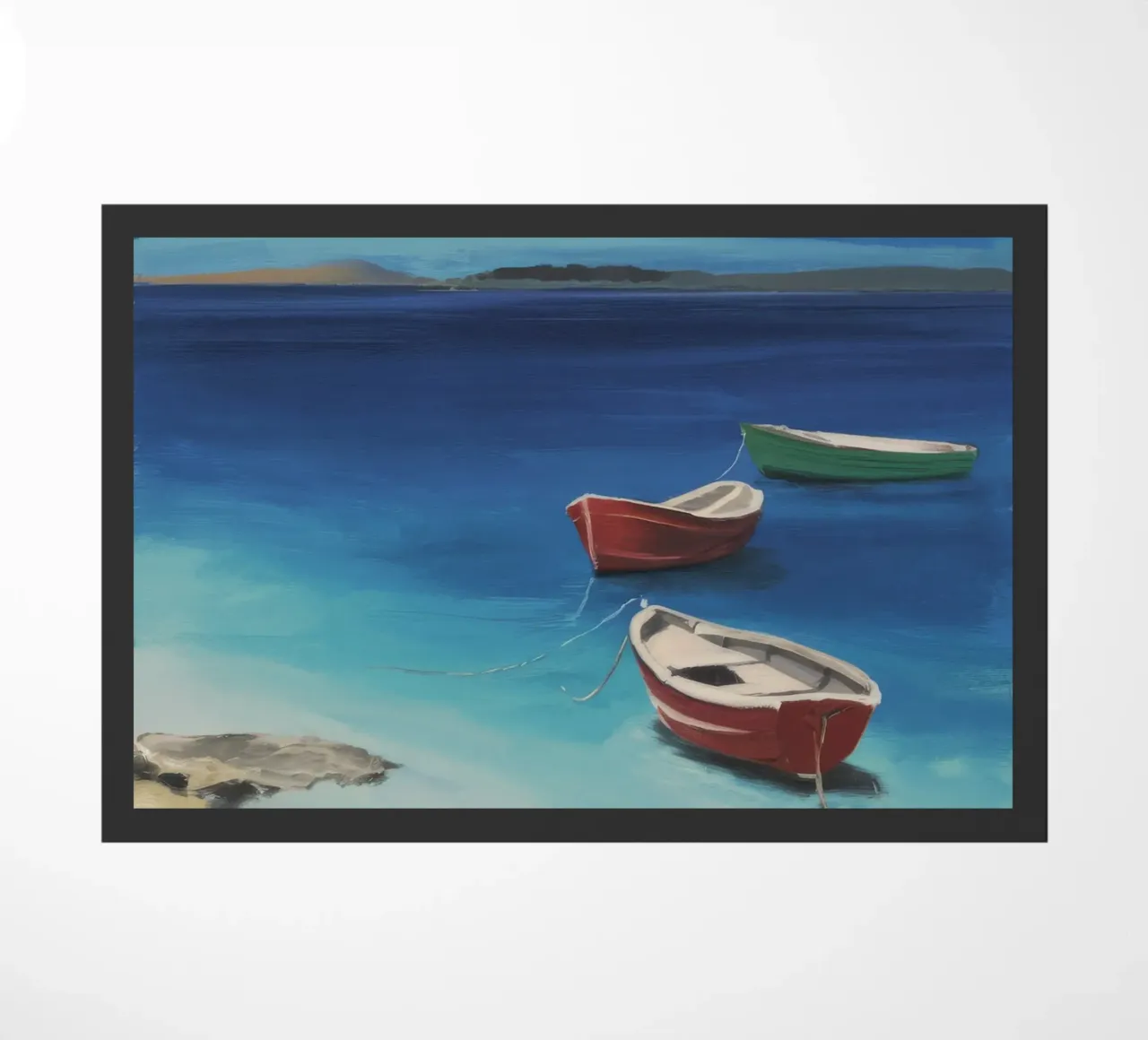 Saffier Kustboten deurmat van Mystic Grain