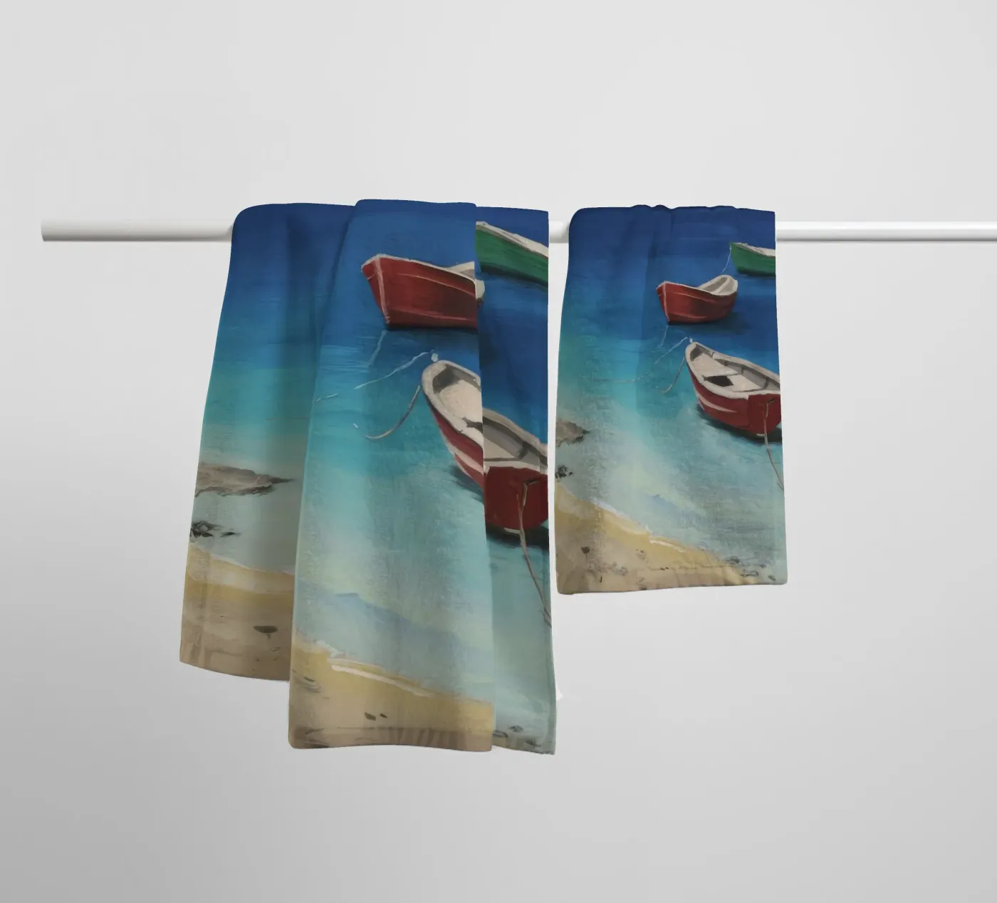 Saffier Kustboten badhanddoek van Mystic Grain
