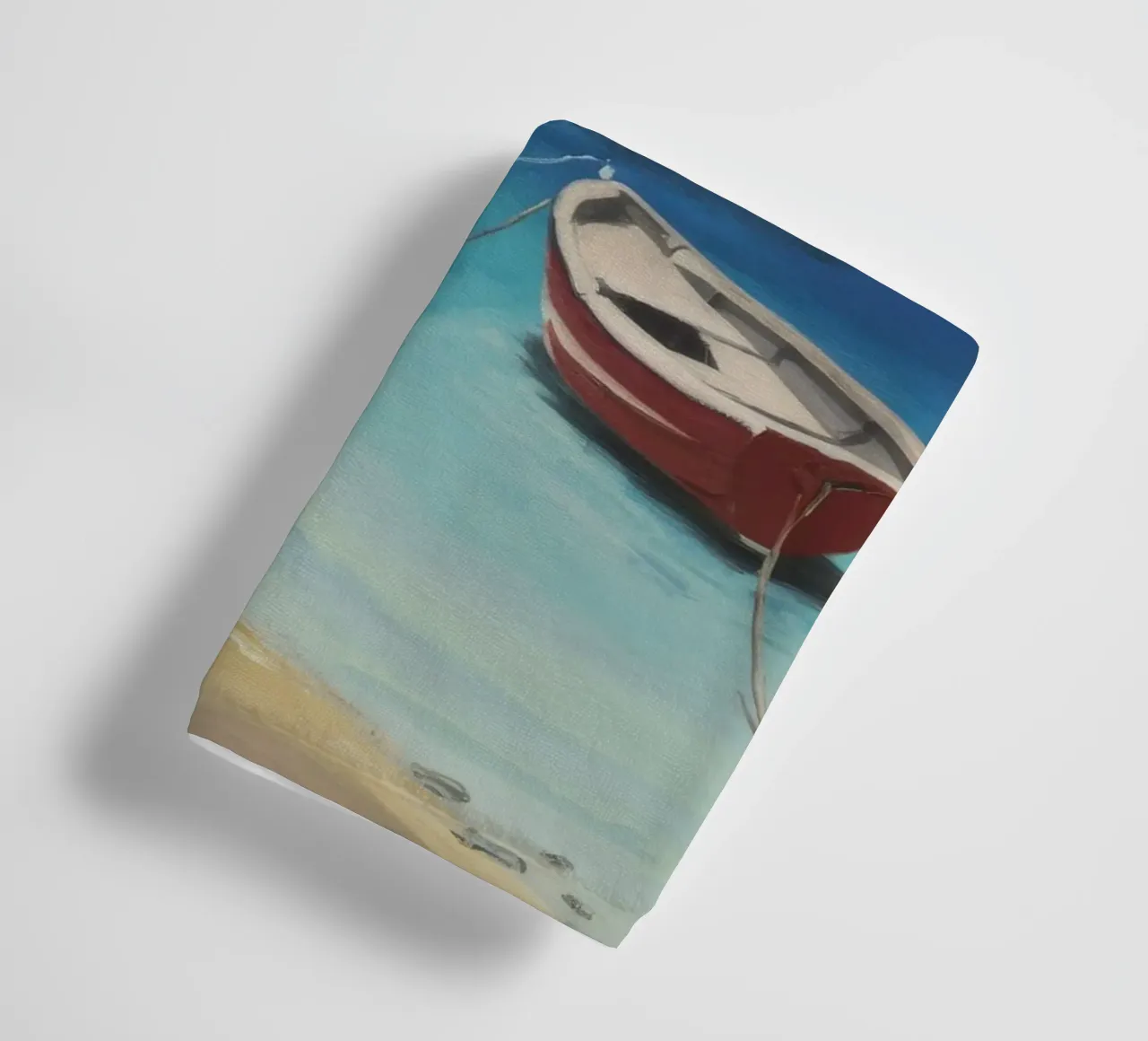 Sapphire Shore Boote Handtuch von Mystic Grain