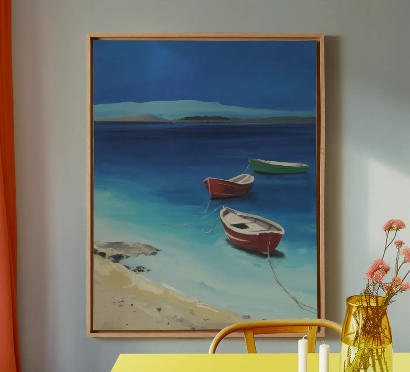 Saffier Kustboten canvas van Mystic Grain