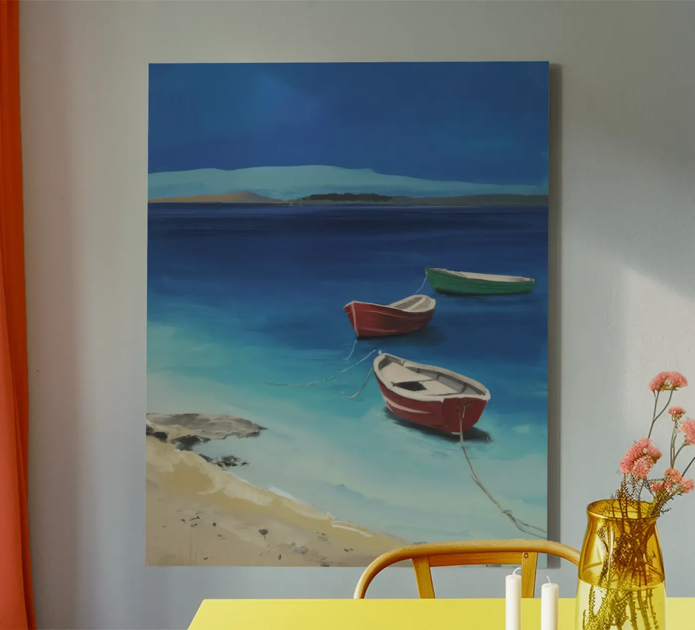 Saffier Kustboten canvas van Mystic Grain