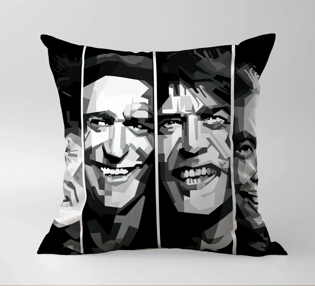 La rock band dei Rolling Stones di tendenza ora cuscino da Artkreator