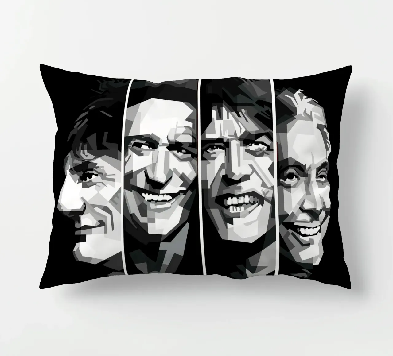 La rock band dei Rolling Stones di tendenza ora cuscino da Artkreator