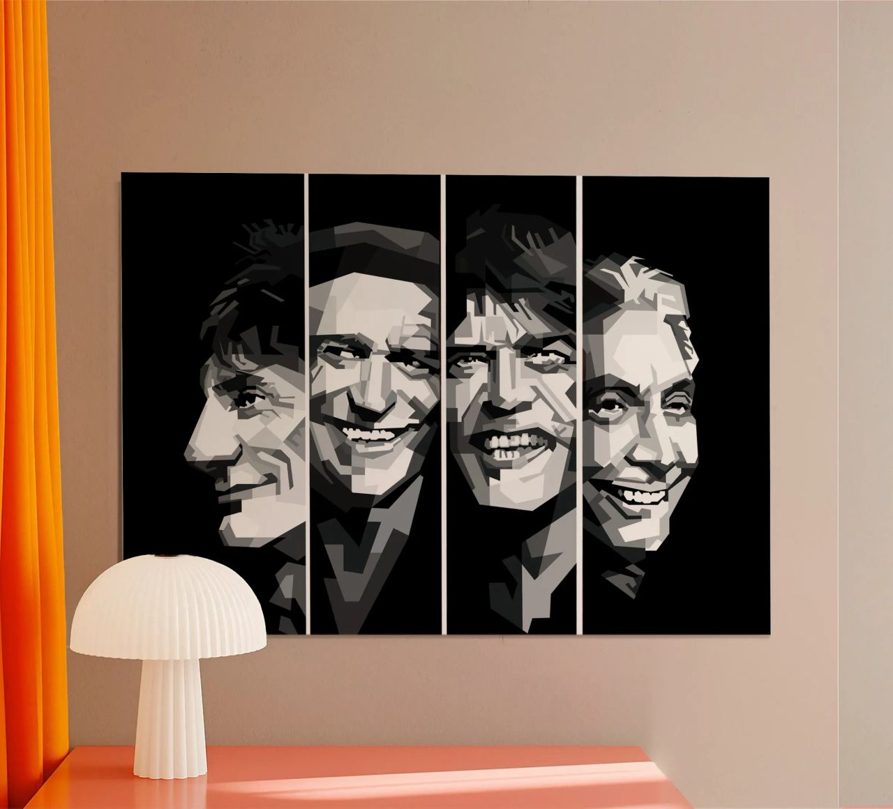 Le Rock Band des Rolling Stones est en vogue poster de Artkreator