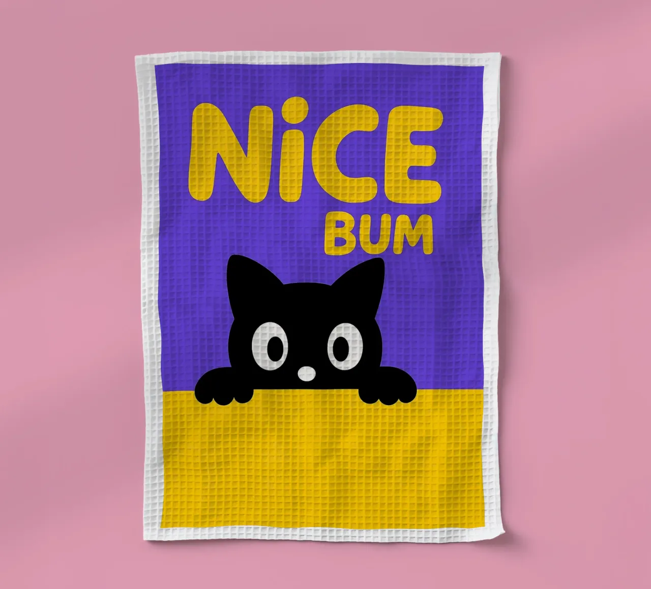 Gatto nero simpatico e divertente canovaccio da cucina da the gindils